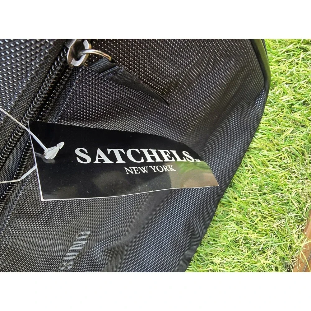 Satchels New York NWT Black SAMSUNG Professional Briefcase Bag w/ Shoulder Strap